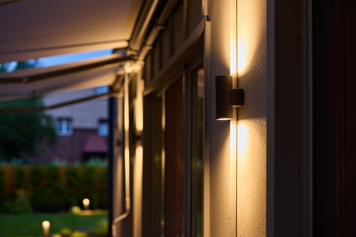 Govee LED wall lighting transforming a modern home evening ambiance into a serene retreat