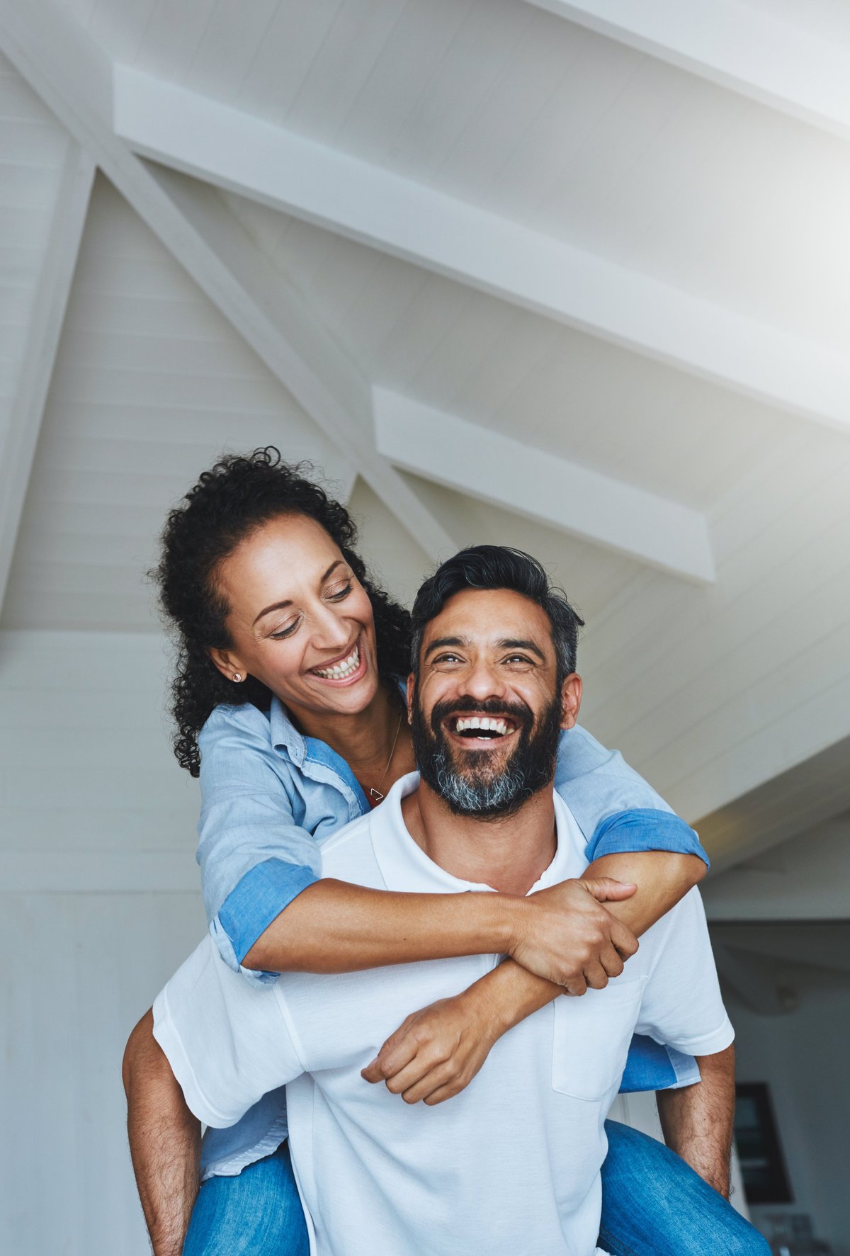 Relaxed couple enjoying the day at home customer review